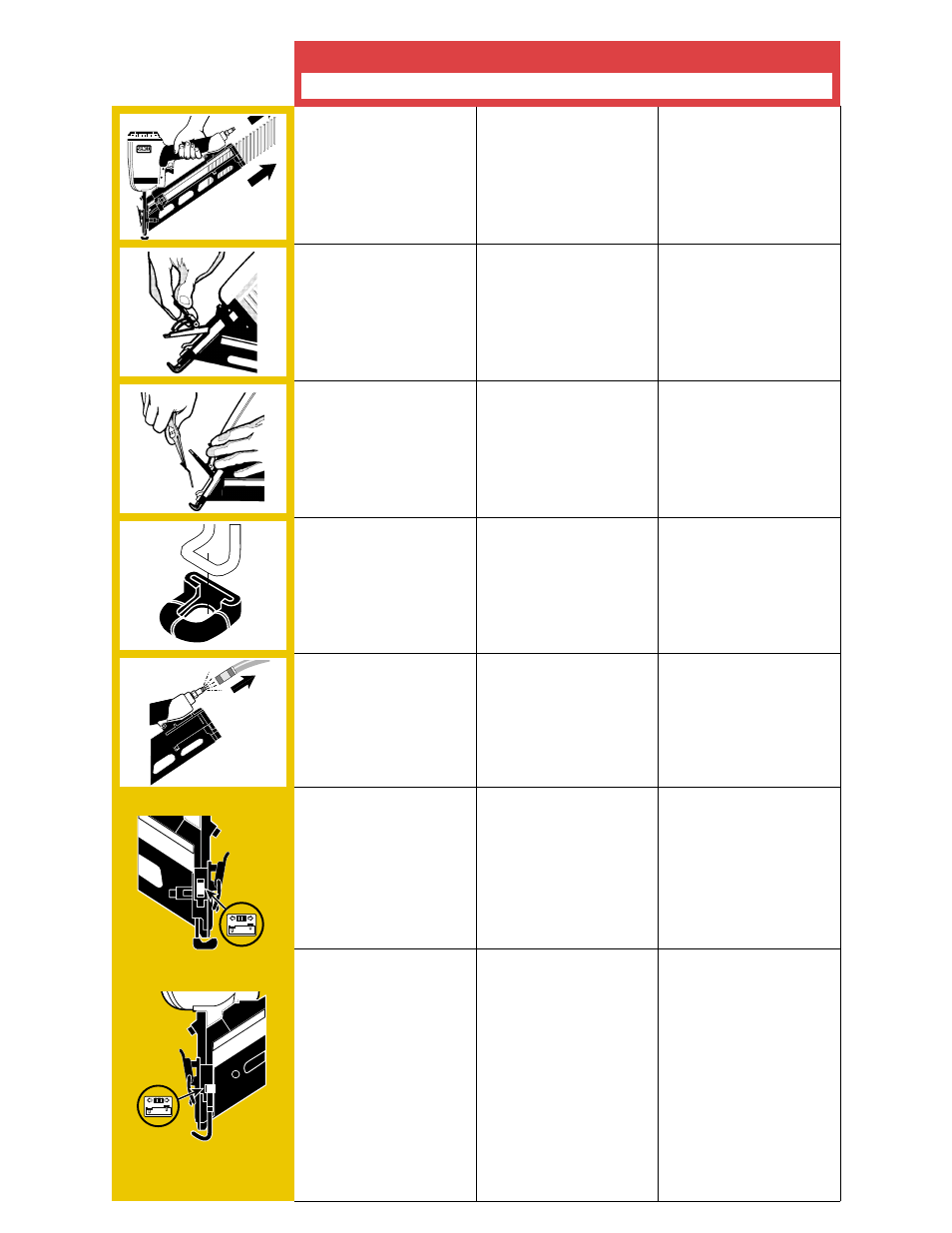 English espanol francais | Senco SFN40 User Manual | Page 4 / 8