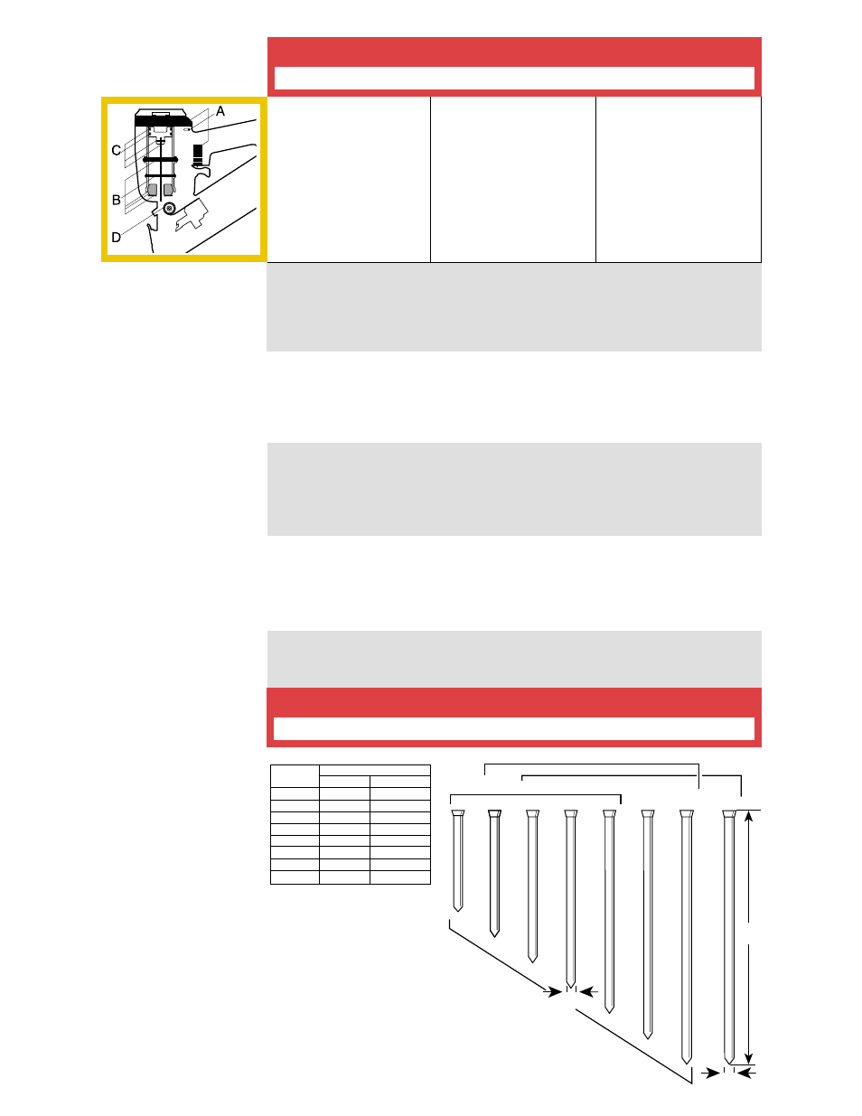 English espanol francais, Troubleshooting identificación de fallas dépannage, Specifications especificaciones specifications | Senco SFN40 User Manual | Page 6 / 8