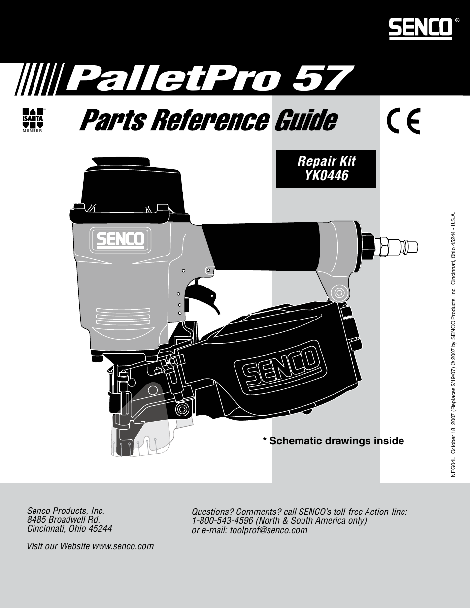 Senco PalletPro 57 User Manual | 4 pages