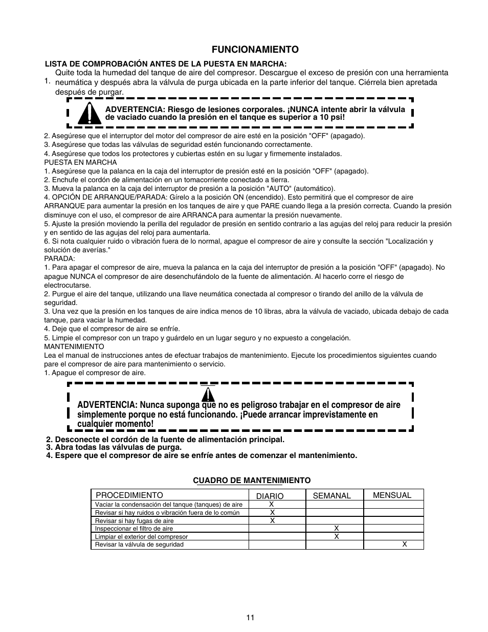 Senco WARRANTY PC1108 User Manual | Page 43 / 48