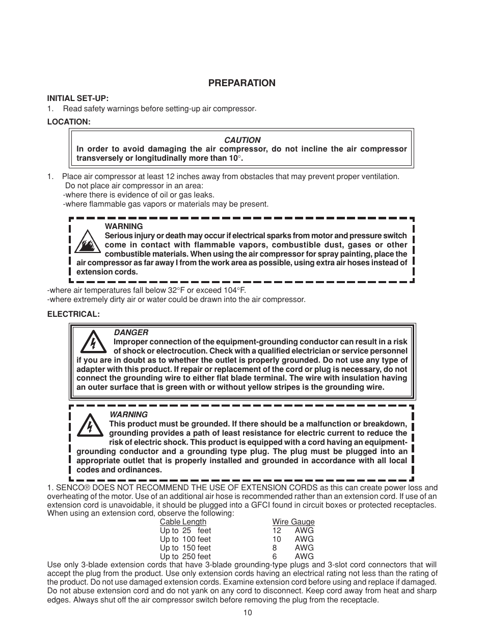Senco PC0968 User Manual | Page 10 / 48