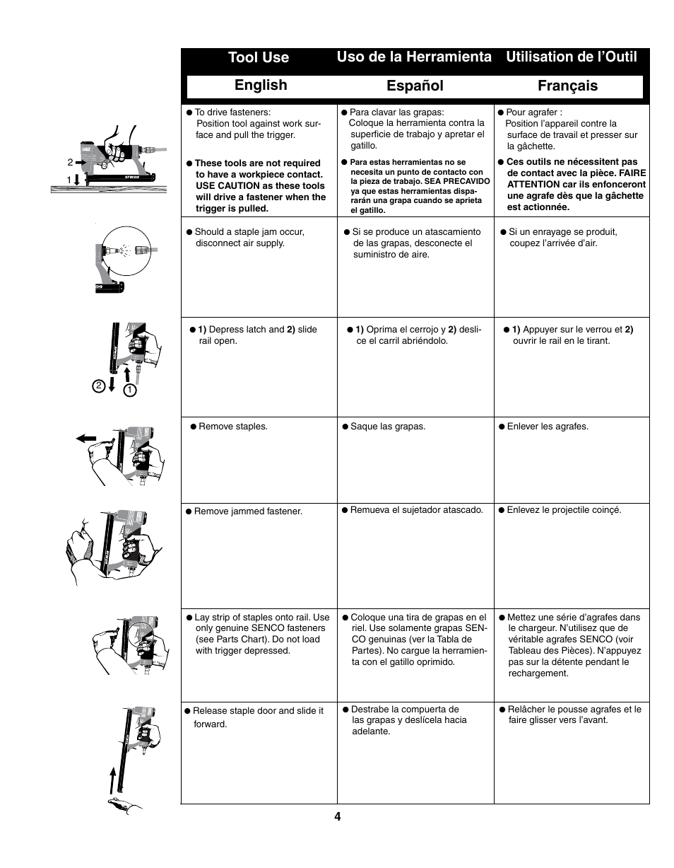 Senco SFW09 User Manual | Page 4 / 12