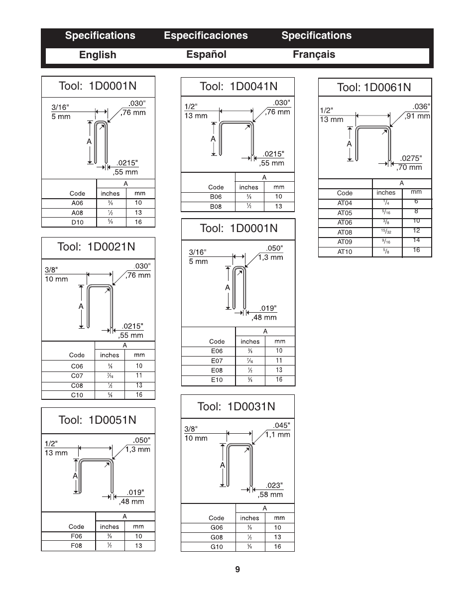 Senco SFW10XP User Manual | Page 9 / 10