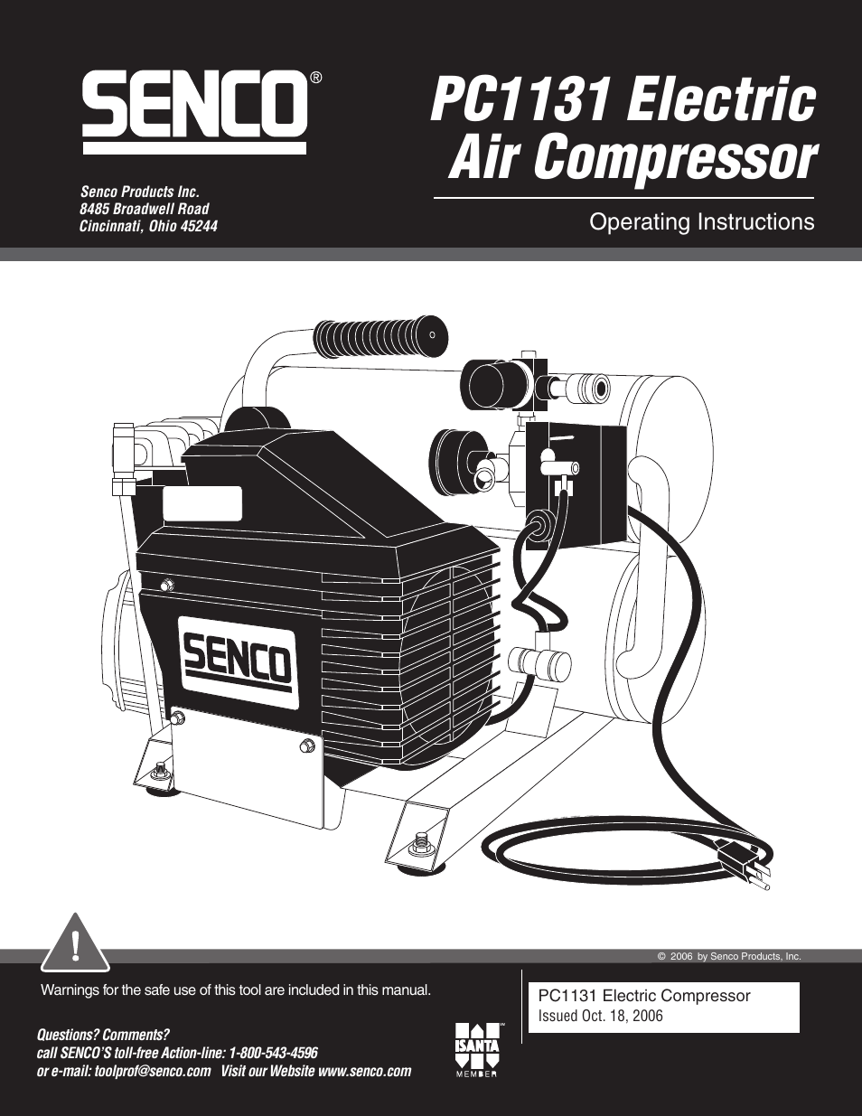 Senco PC1131 User Manual | 16 pages