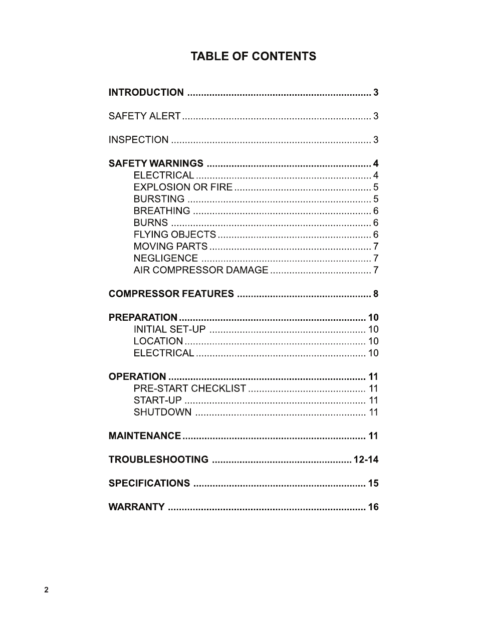 Senco PC1131 User Manual | Page 2 / 16
