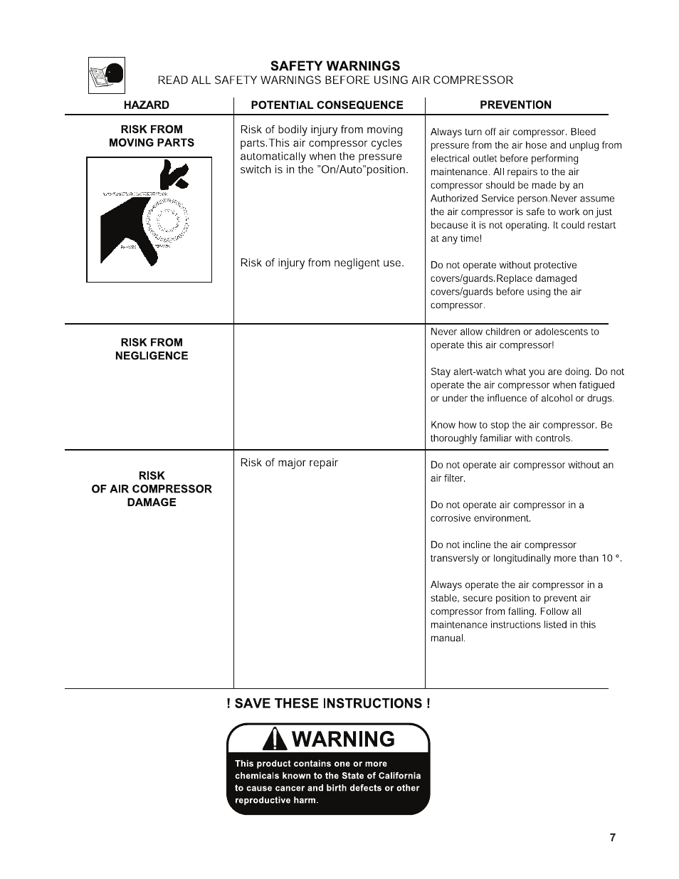 Senco PC1131 User Manual | Page 7 / 16