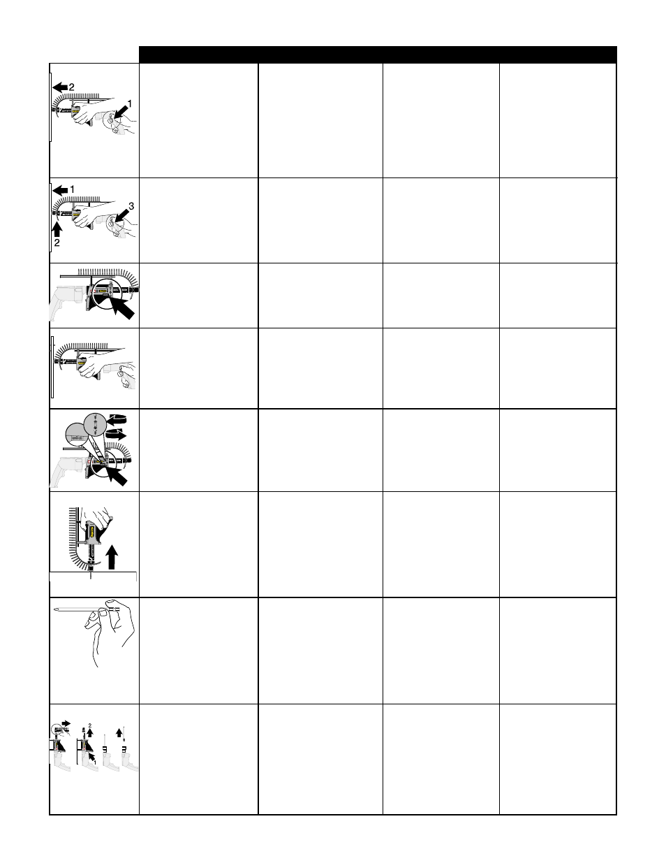 English deutsch nederlands francais, Tool operation, Utilisation de l’outil | Senco DS75 User Manual | Page 15 / 31