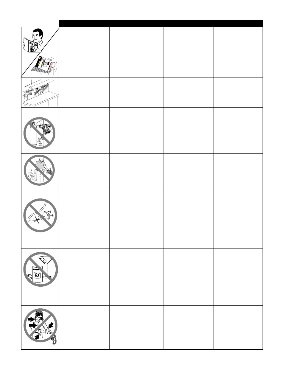 English deutsch nederlands francais, Warning, Avertissement | Warnung, Safety warnings, Sicherheitswarnshinweise veiligheidsvoorschriften, Consignes de sécurité, Save these instructions, Work area, Conservez ces instructions | Senco DS75 User Manual | Page 3 / 31