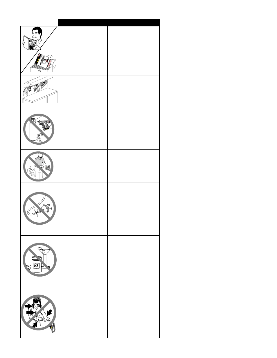 Italian espanol, Advertencia, Avvertenza | Senco DS75 User Manual | Page 5 / 31
