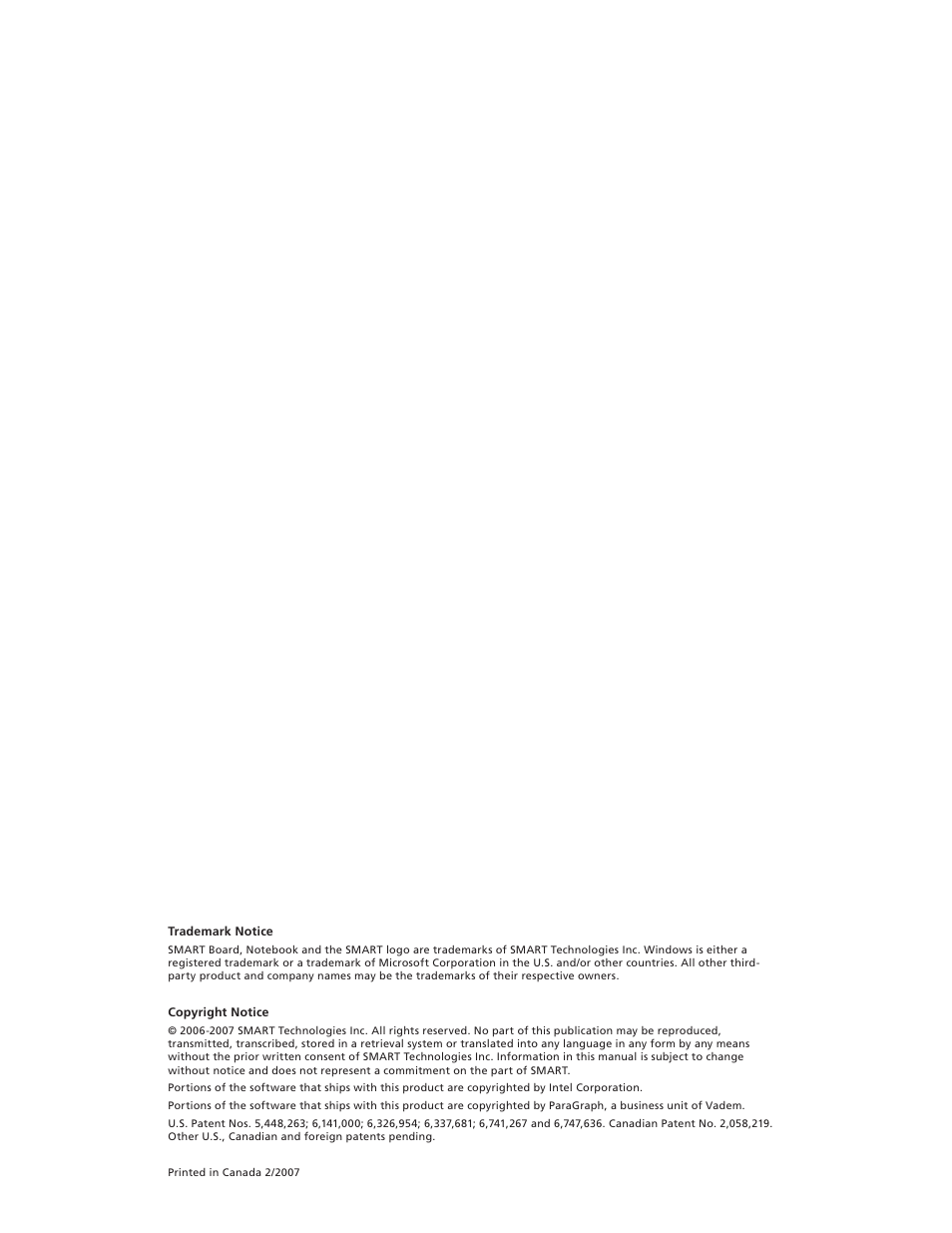 Smart Technologies SMART Board Software 9.5 User Manual | Page 2 / 32