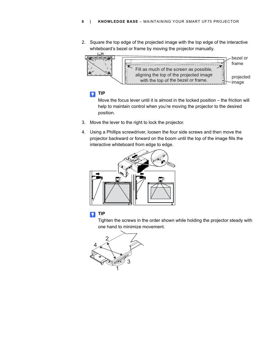 Smart Technologies SMART UF75 User Manual | Page 8 / 11