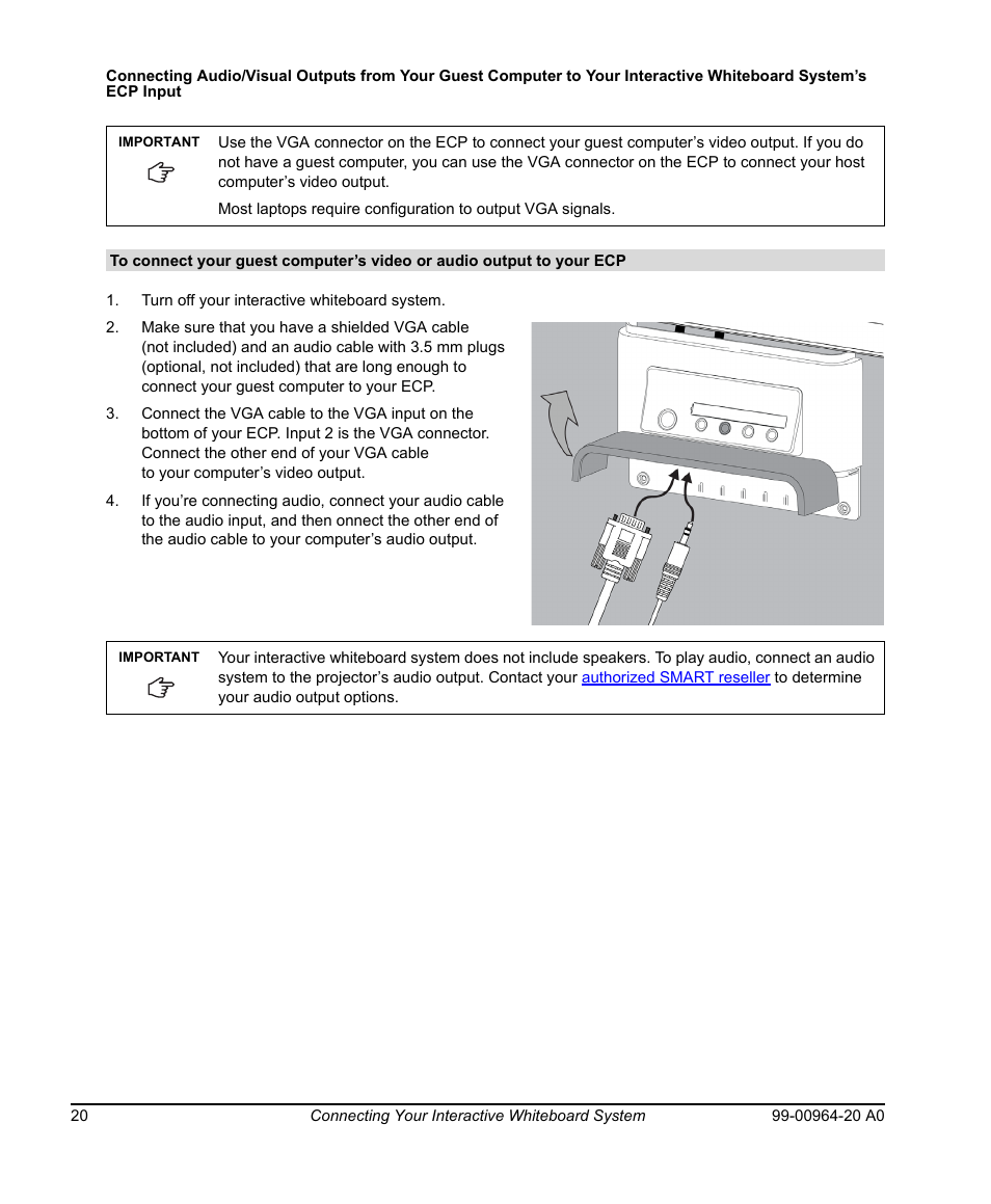 Smart Technologies Smart Board 560 and 580 Interactive Whiteboards And UF55 Projectors 99-00964-20 User Manual | Page 30 / 76