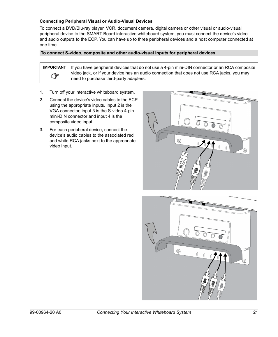 Smart Technologies Smart Board 560 and 580 Interactive Whiteboards And UF55 Projectors 99-00964-20 User Manual | Page 31 / 76