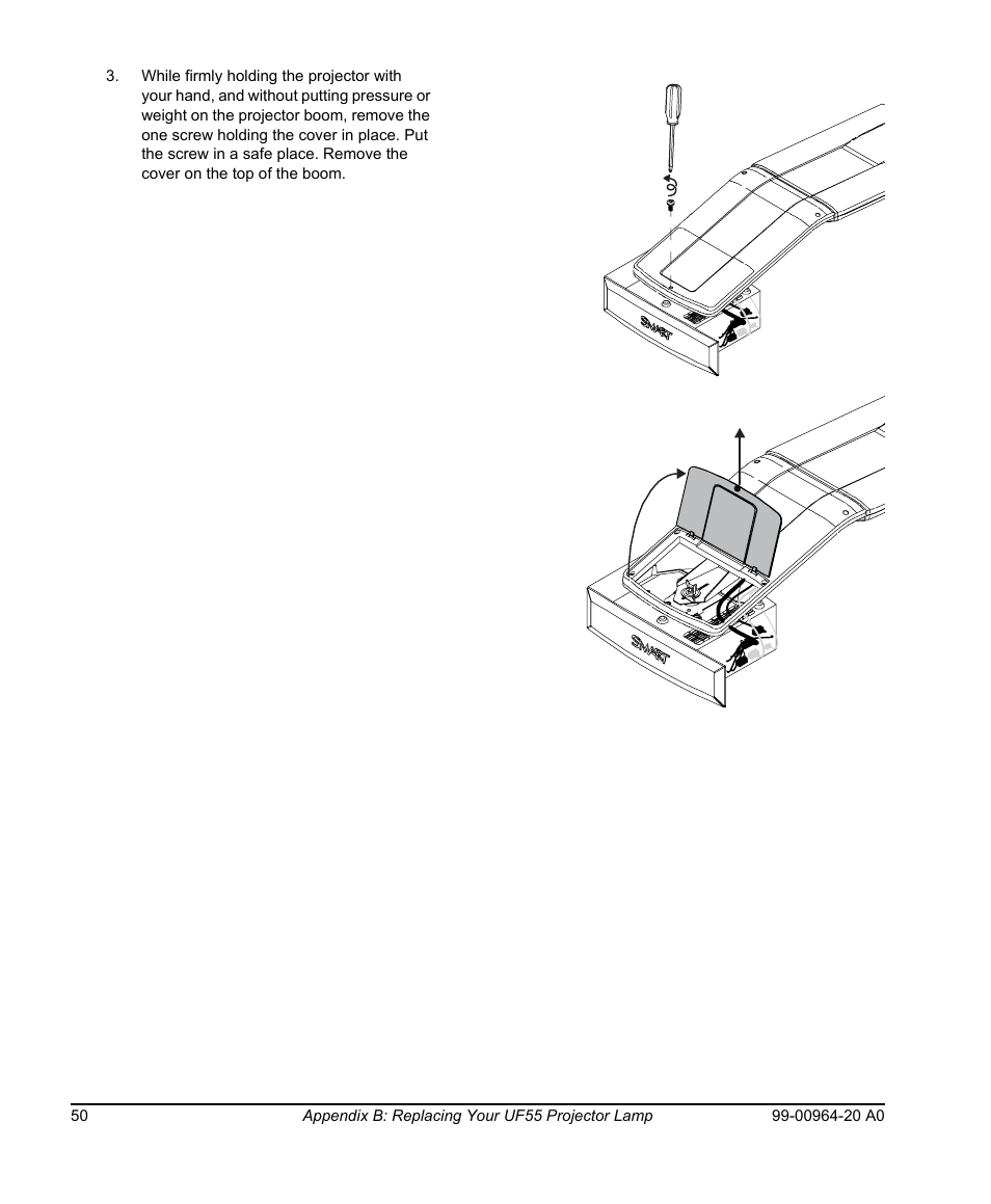 Smart Technologies Smart Board 560 and 580 Interactive Whiteboards And UF55 Projectors 99-00964-20 User Manual | Page 60 / 76