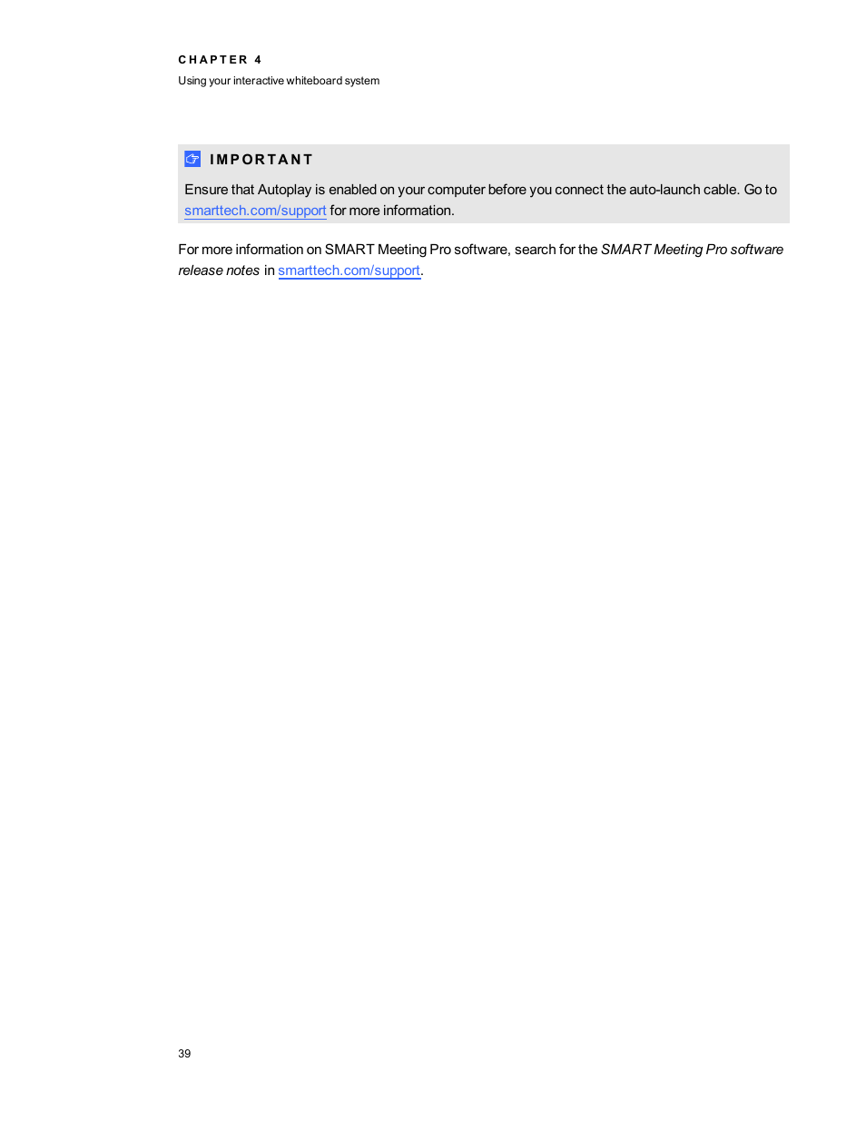 Smart Technologies Smart Board 800ixe-SMP User Manual | Page 49 / 110