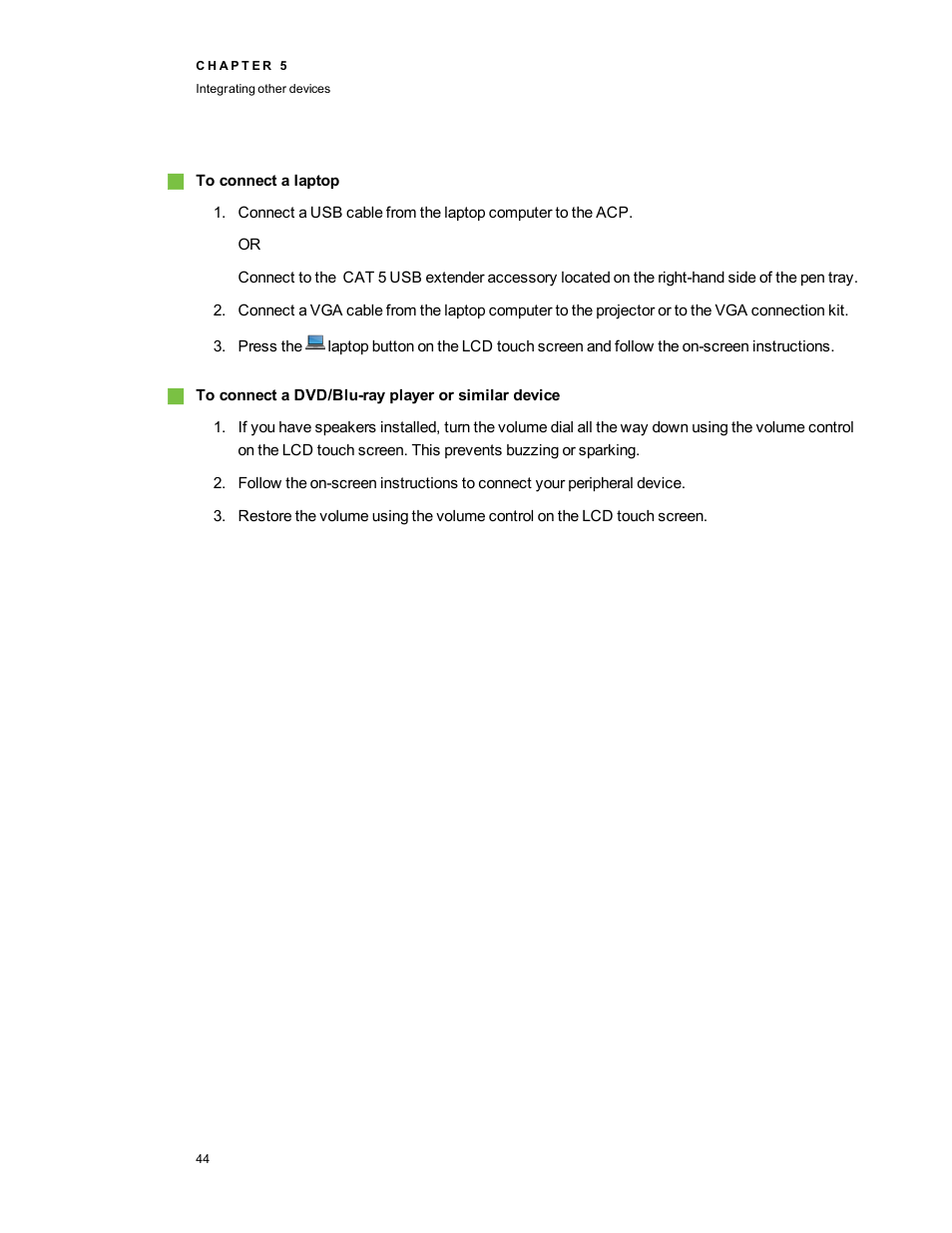 Smart Technologies Smart Board 800ixe-SMP User Manual | Page 54 / 110