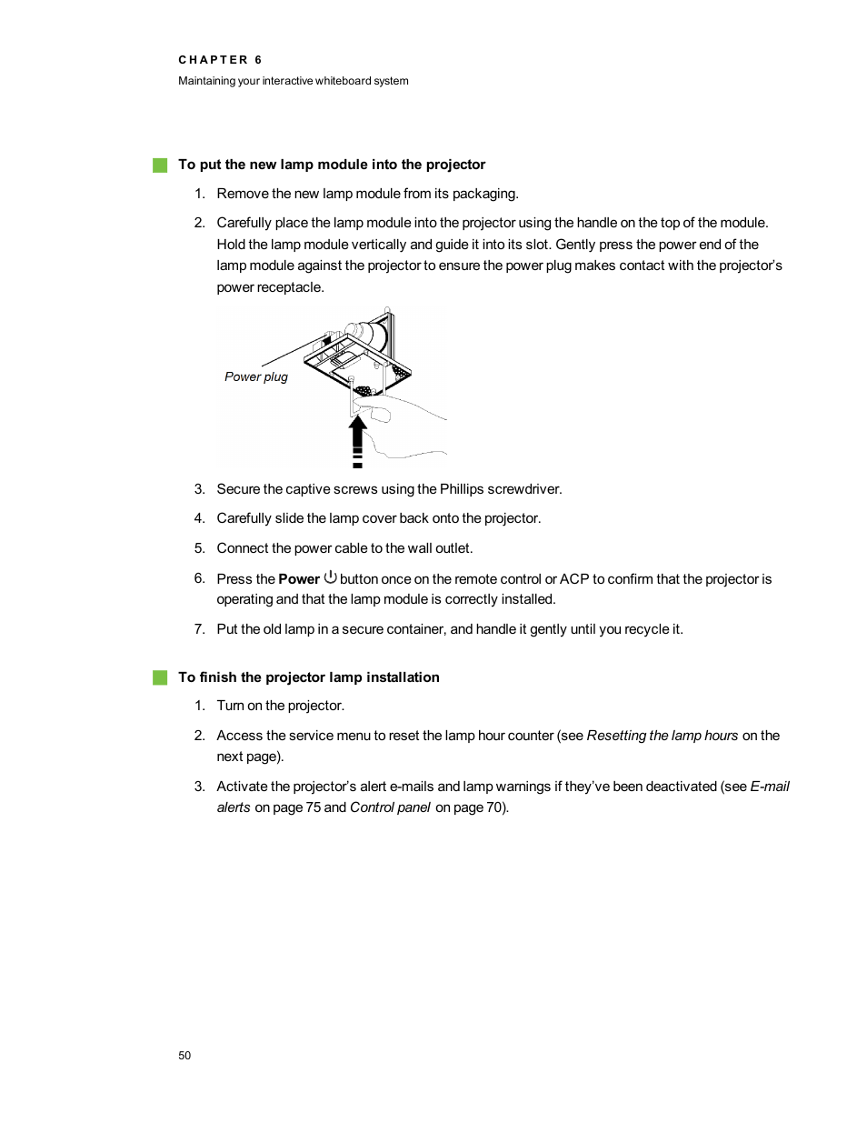Smart Technologies Smart Board 800ixe-SMP User Manual | Page 60 / 110
