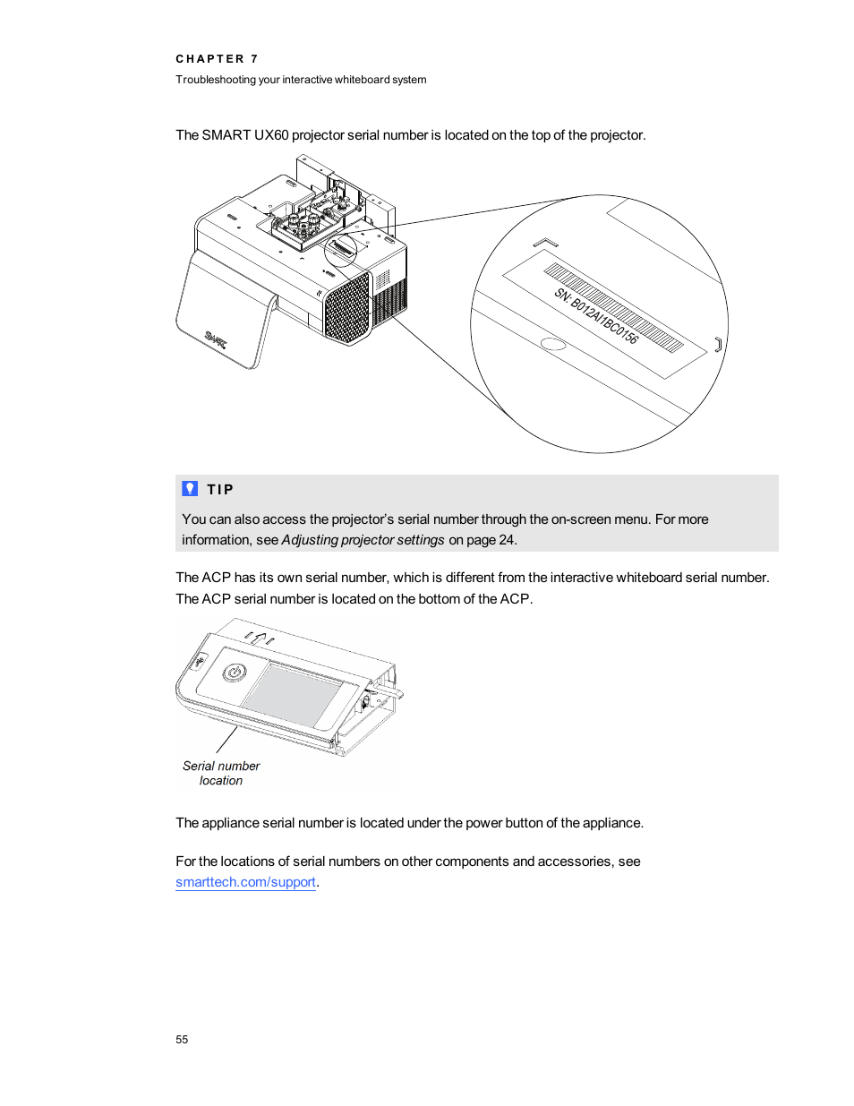 Smart Technologies Smart Board 800ixe-SMP User Manual | Page 65 / 110
