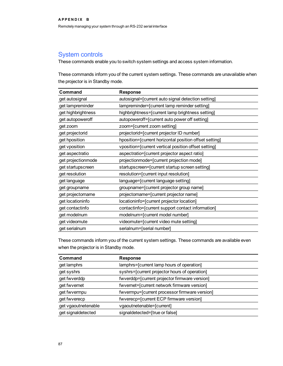 System controls | Smart Technologies Smart Board 800ixe-SMP User Manual | Page 97 / 110