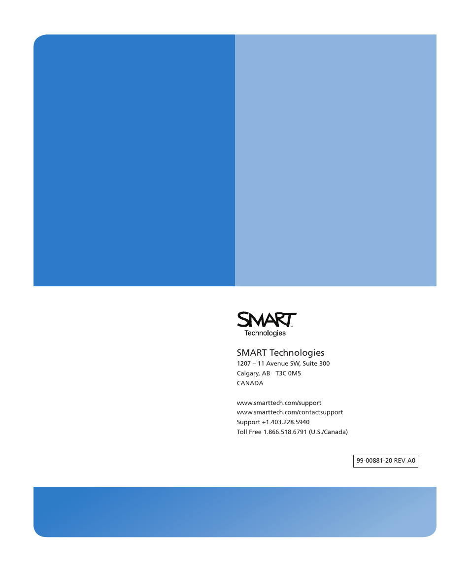Smart technologies | Smart Technologies Unifi 45 User Manual | Page 60 / 60