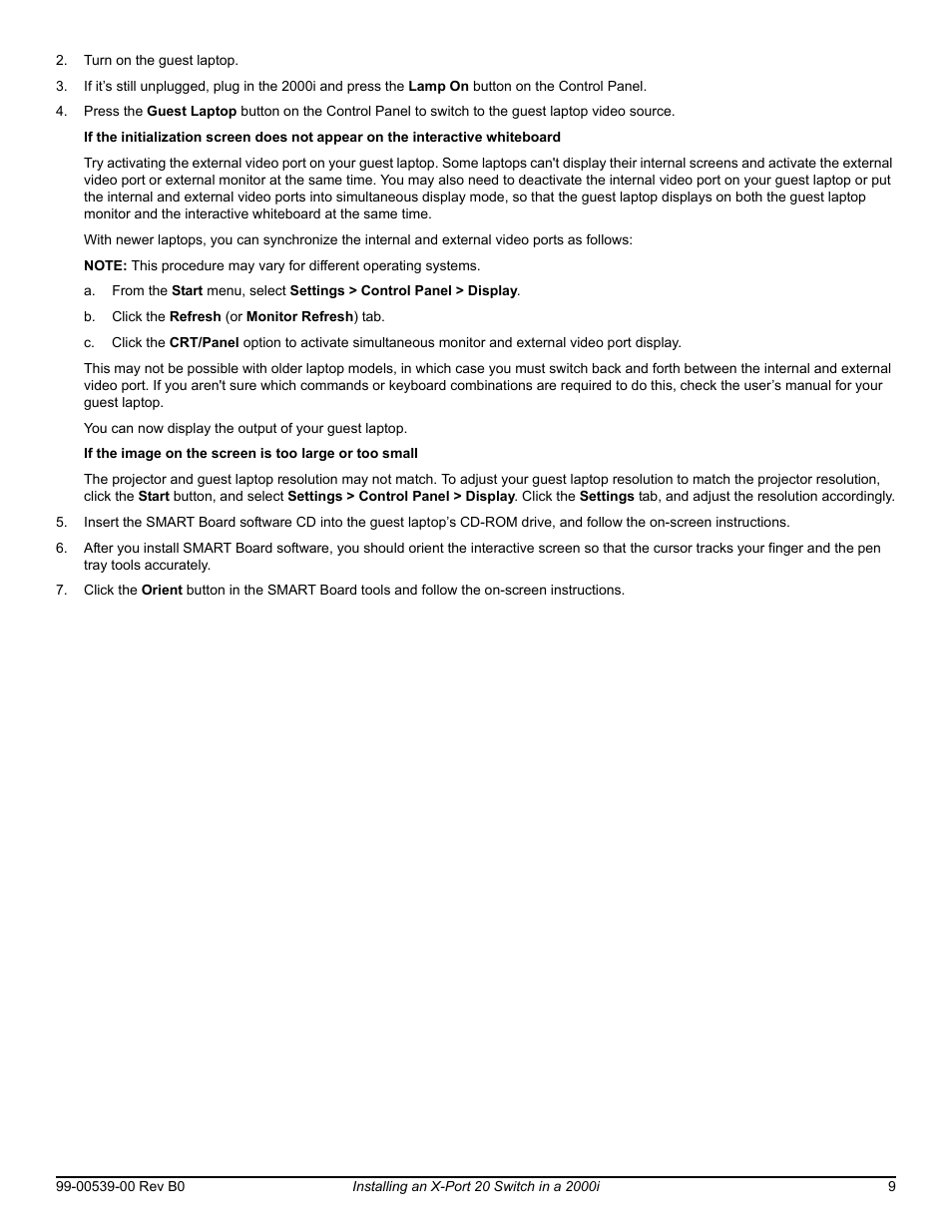 Smart Technologies X-Port 20 Switch (XP20-2000i-B) User Manual | Page 13 / 14