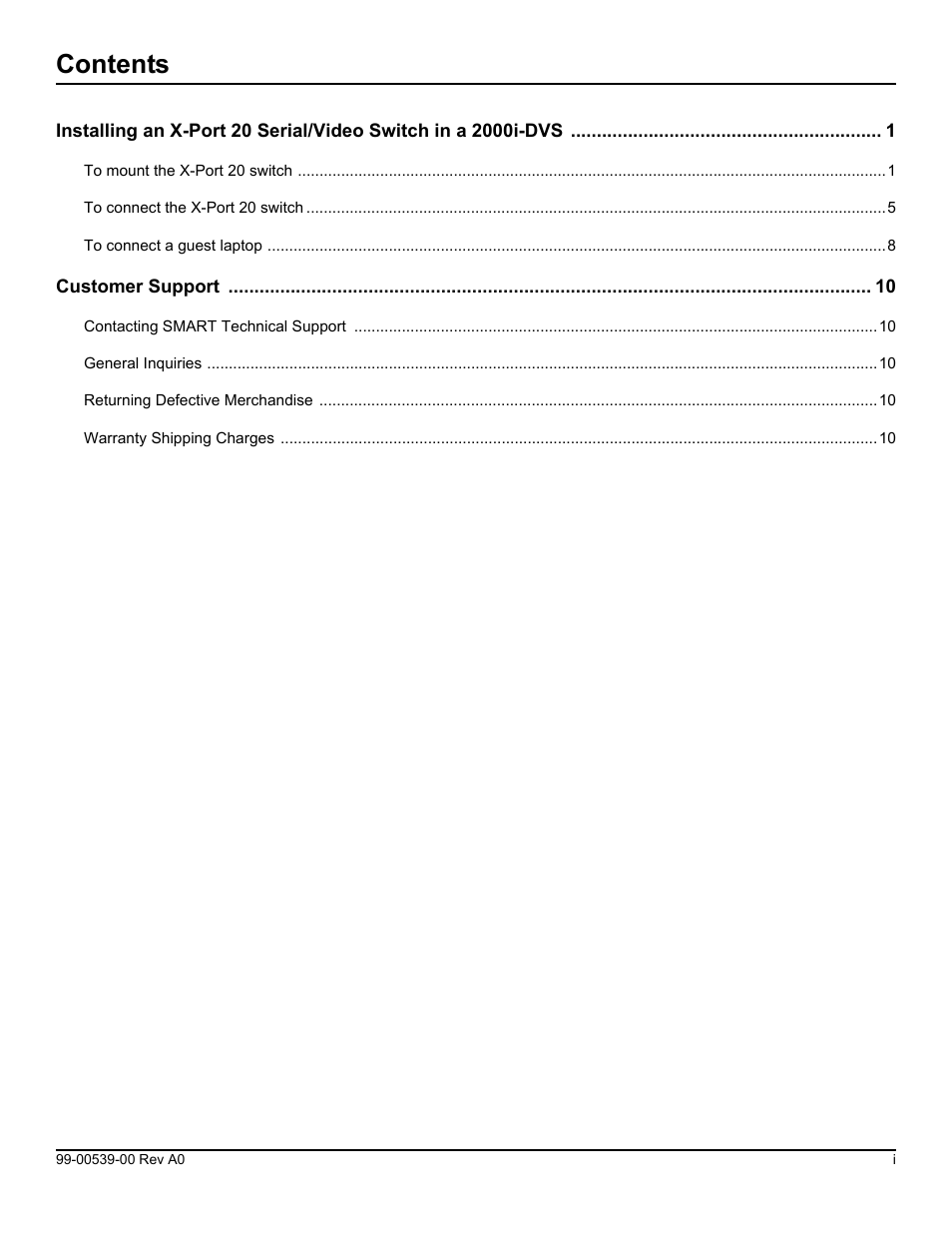 Smart Technologies X-Port 20 Switch (XP20-2000i-B) User Manual | Page 3 / 14