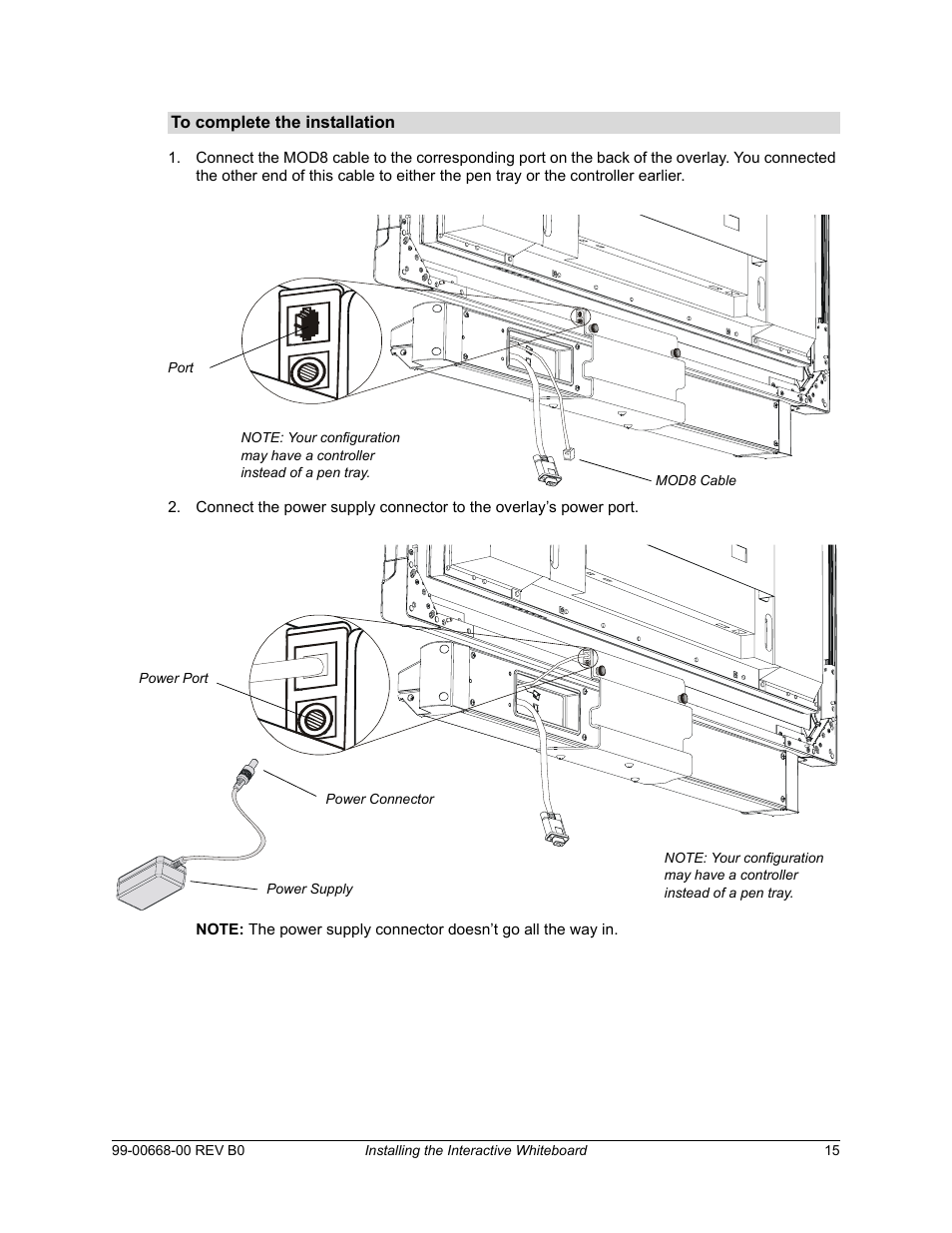 Smart Technologies Smart Board For Flat-PanelDisplays 99-00668-00 User Manual | Page 23 / 40