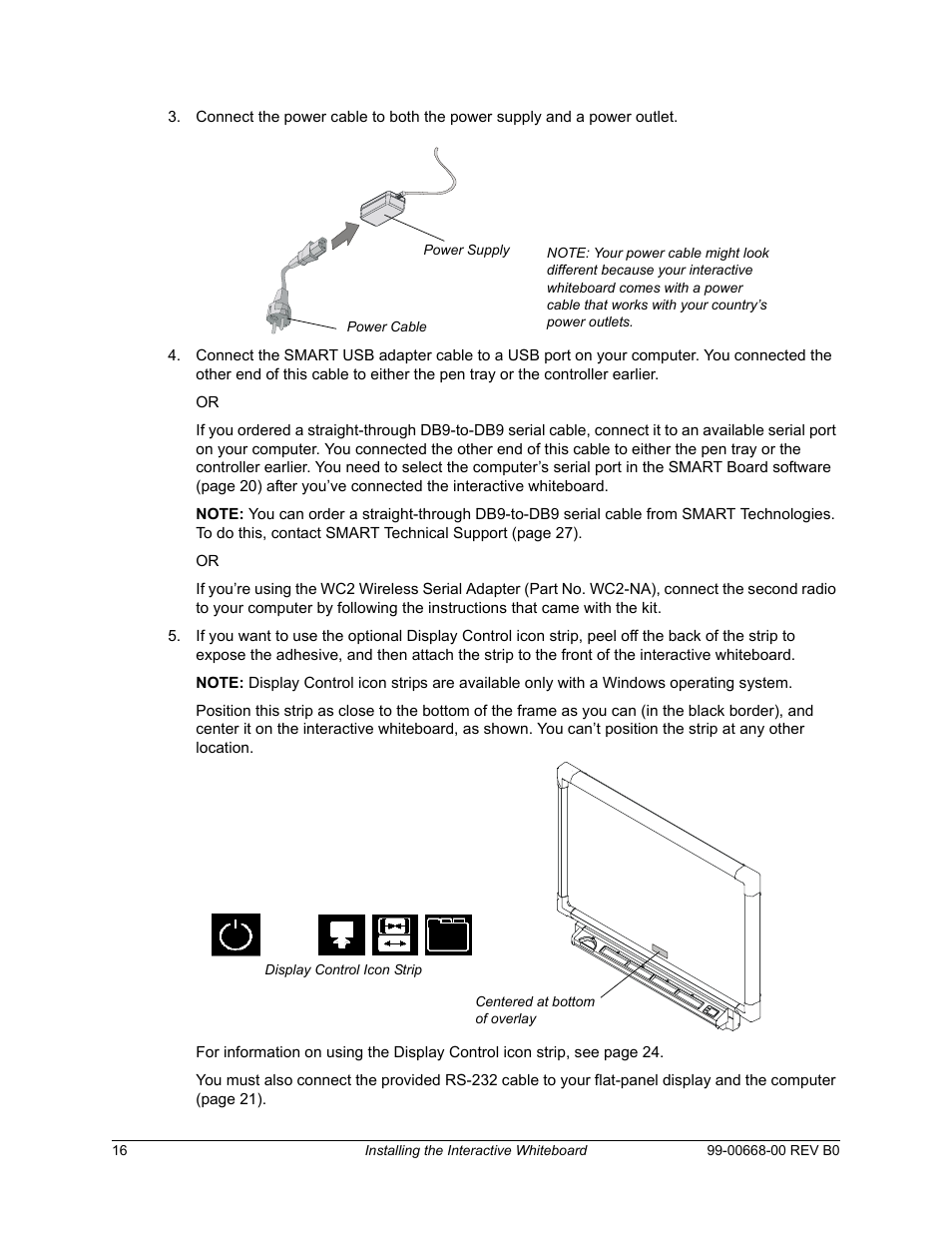 Smart Technologies Smart Board For Flat-PanelDisplays 99-00668-00 User Manual | Page 24 / 40