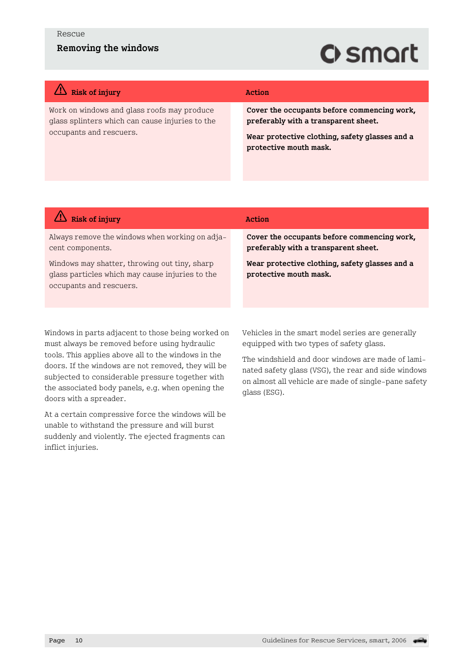 Removing the windows | Smart Technologies smart forfour 454 User Manual | Page 11 / 44