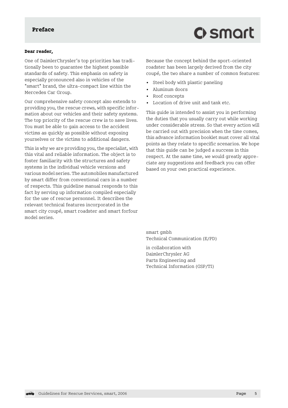 Preface | Smart Technologies smart forfour 454 User Manual | Page 6 / 44