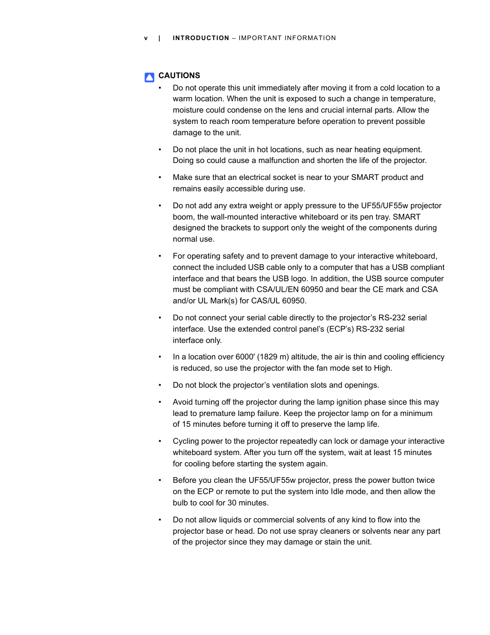Smart Technologies 600i3 User Manual | Page 7 / 86
