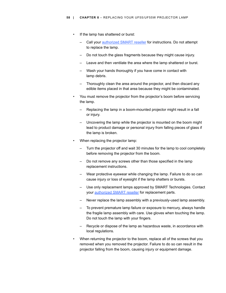 Smart Technologies 600i3 User Manual | Page 70 / 86