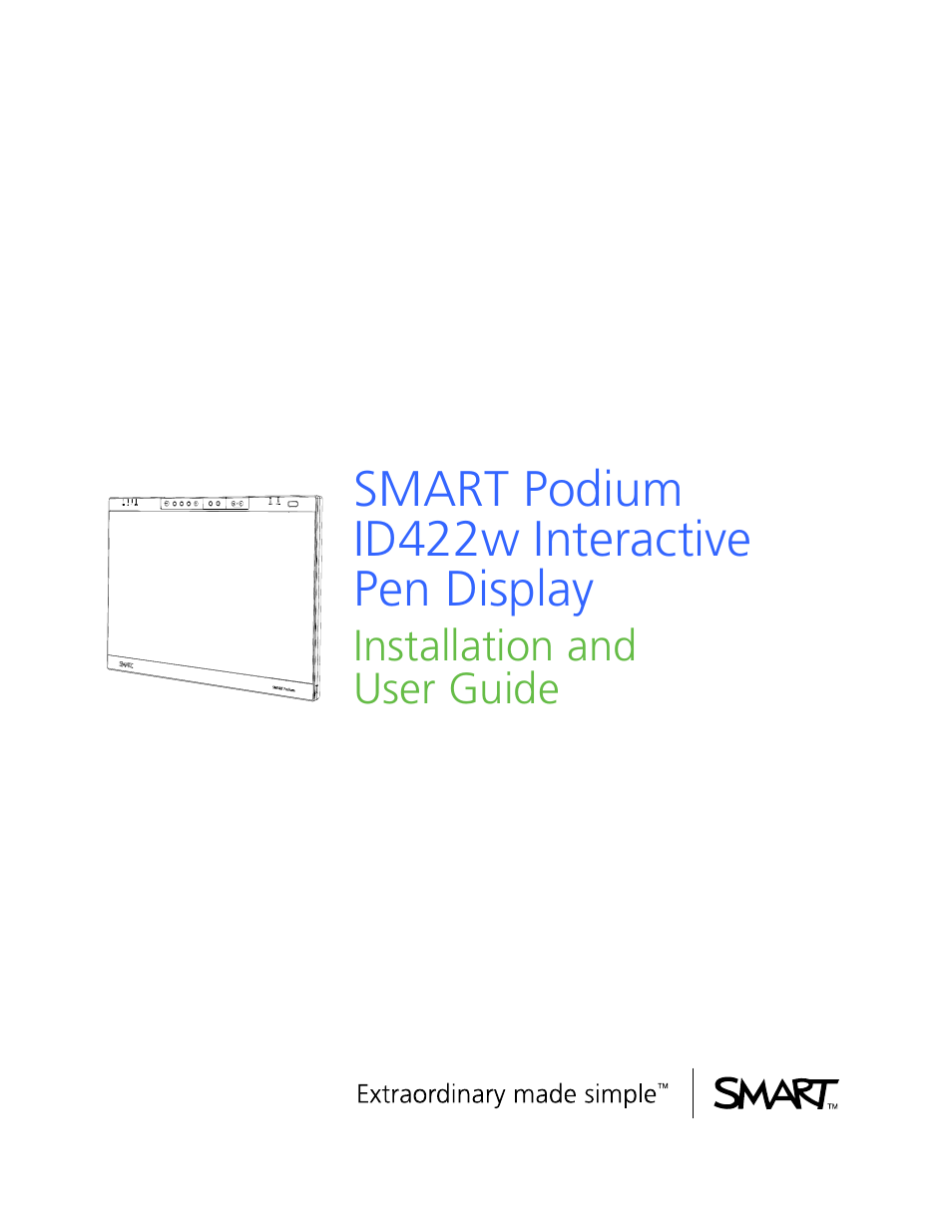 Smart Technologies ID422w User Manual | 66 pages