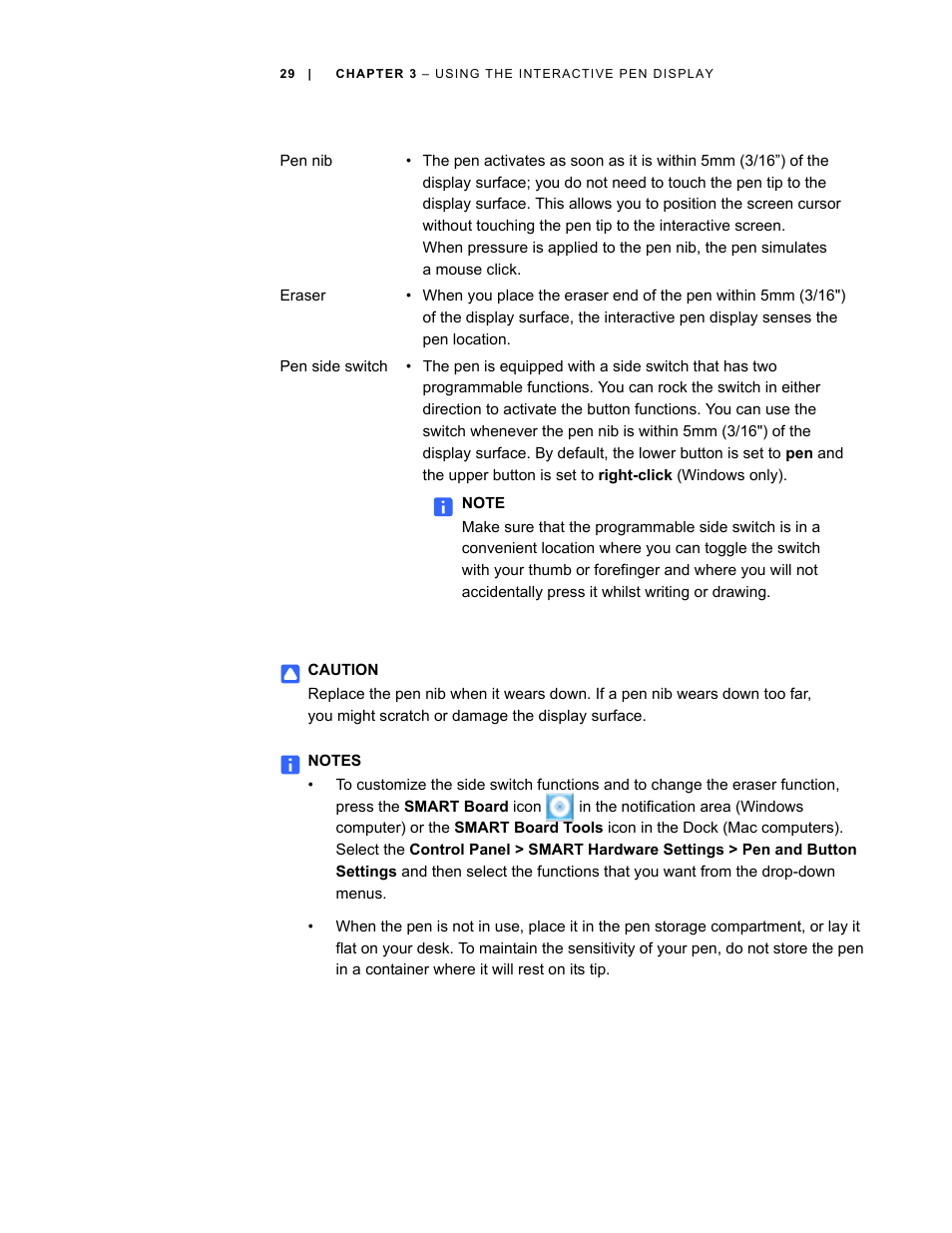 Smart Technologies ID422w User Manual | Page 39 / 66