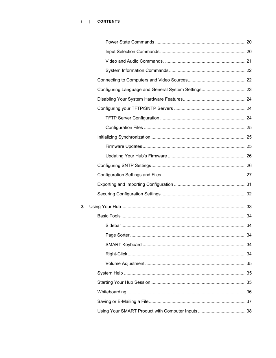 Smart Technologies SMART Hub SE240 User Manual | Page 4 / 58