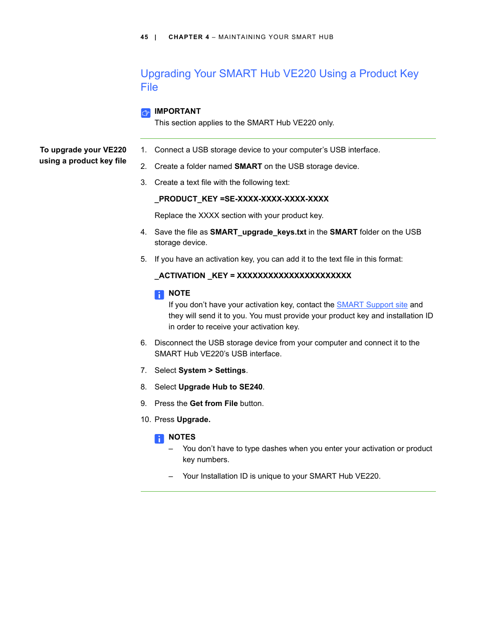 Smart Technologies SMART Hub SE240 User Manual | Page 51 / 58