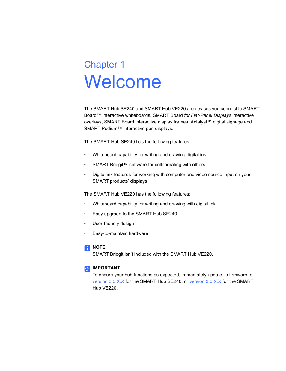 Smart Technologies SMART Hub SE240 User Manual | Page 7 / 58