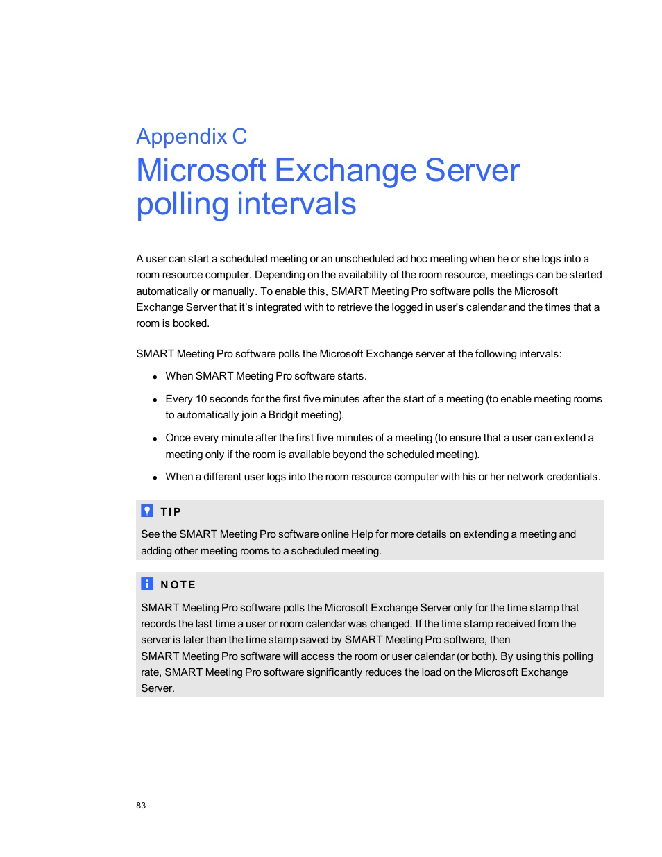 Appendix c | Smart Technologies SMART Meeting Pro 3.1 User Manual | Page 89 / 94