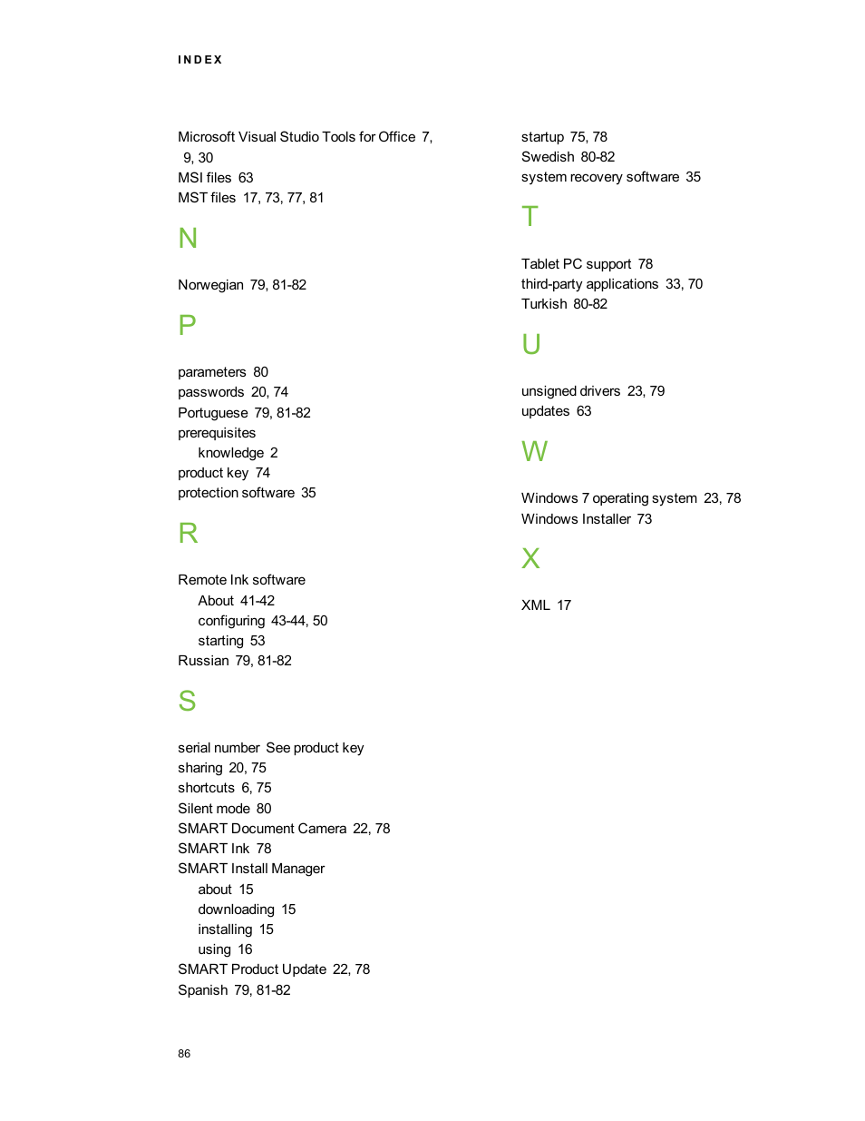 Smart Technologies SMART Meeting Pro 3.1 User Manual | Page 92 / 94