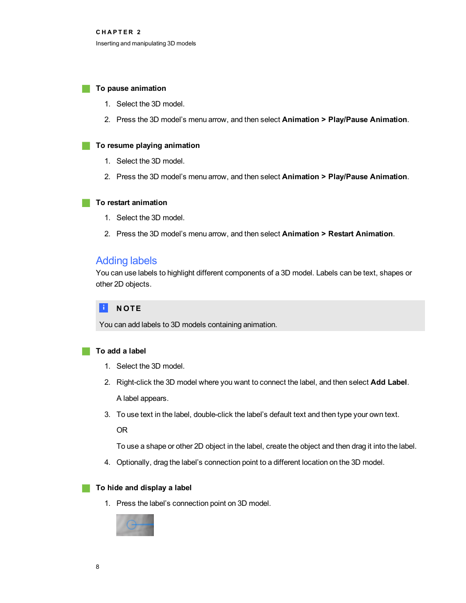 Adding labels | Smart Technologies Smart Notebook 3D Tools User Manual | Page 12 / 24