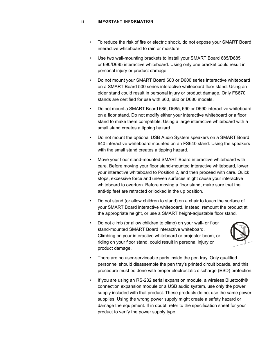 Smart Technologies SMART Board D600 User Manual | Page 4 / 68