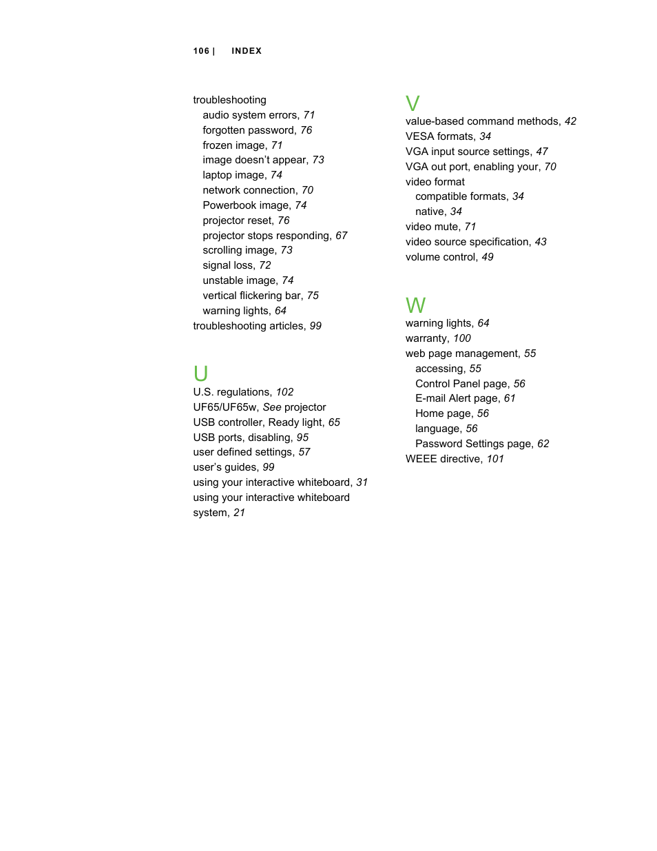 Smart Technologies Smart Board Interactive Whiteboard Systems 600i4 User Manual | Page 122 / 124