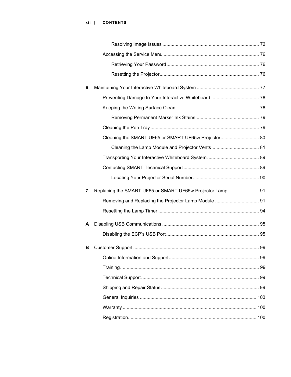 Smart Technologies Smart Board Interactive Whiteboard Systems 600i4 User Manual | Page 14 / 124