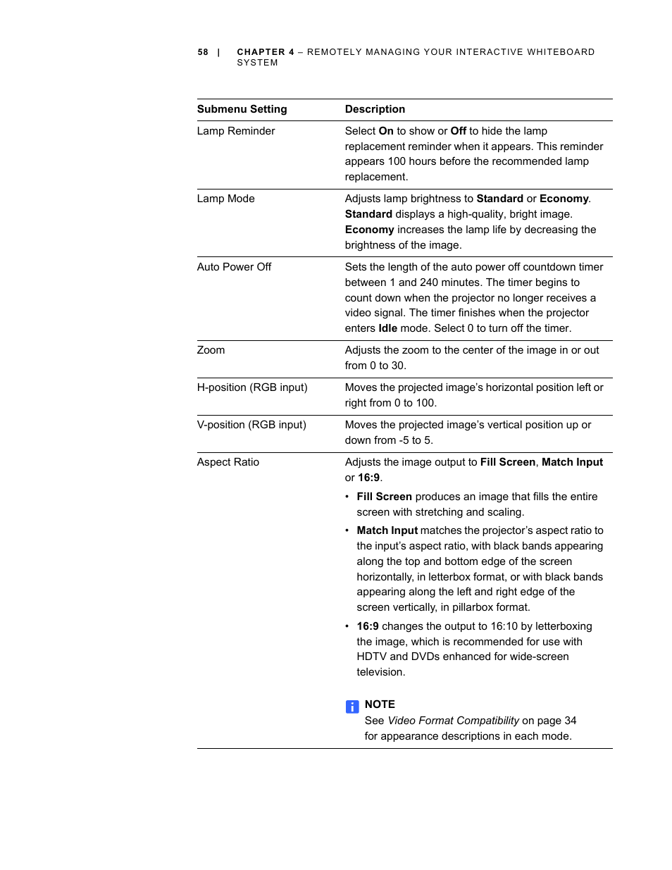 Smart Technologies Smart Board Interactive Whiteboard Systems 600i4 User Manual | Page 74 / 124