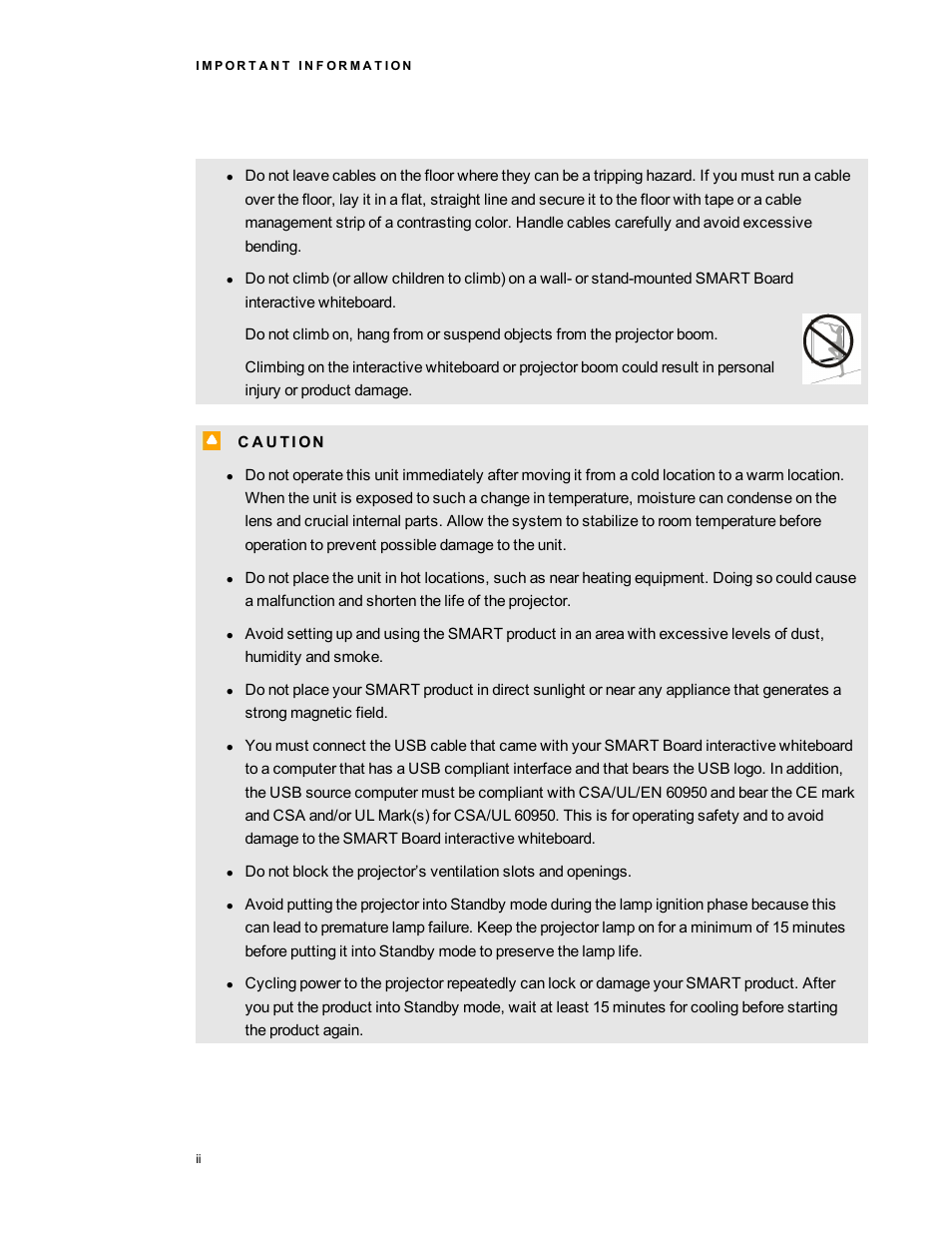 Smart Technologies Interactive Whiteboard System 480i5 User Manual | Page 4 / 87