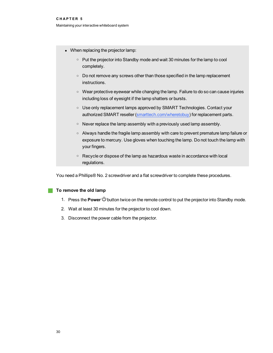 Smart Technologies Interactive Whiteboard System 480i5 User Manual | Page 40 / 87