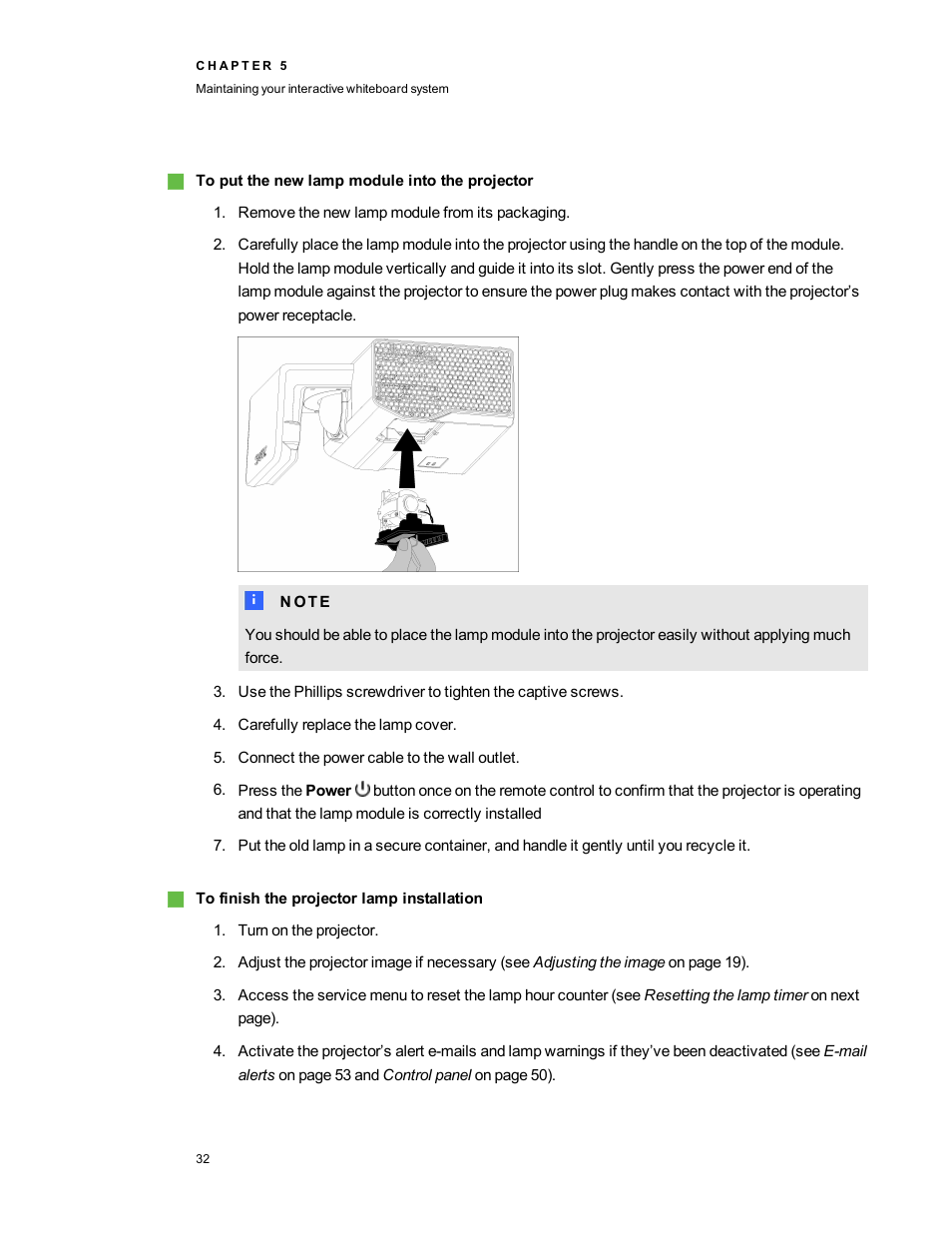 Smart Technologies Interactive Whiteboard System 480i5 User Manual | Page 42 / 87