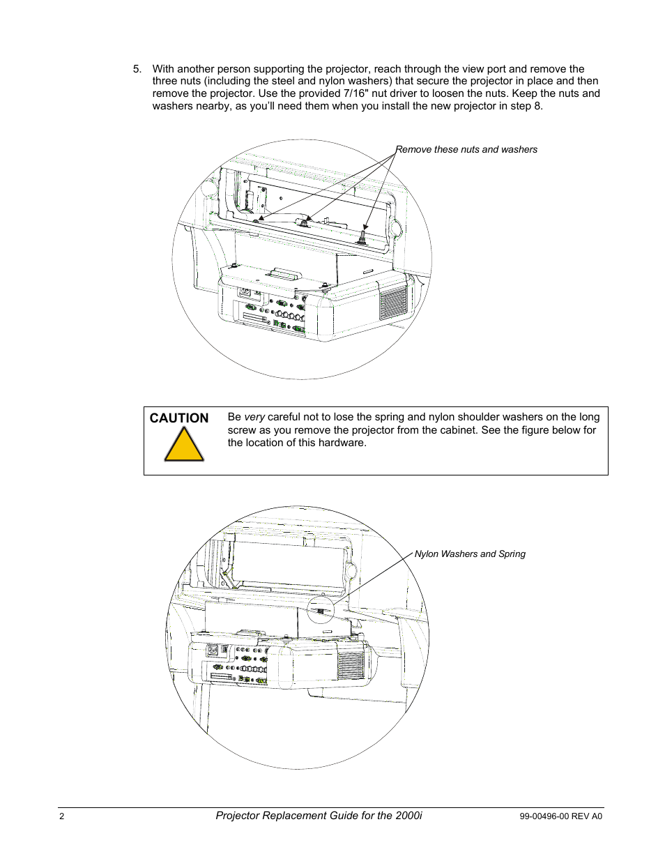 Caution | Smart Technologies Smart Board 2000i User Manual | Page 6 / 15