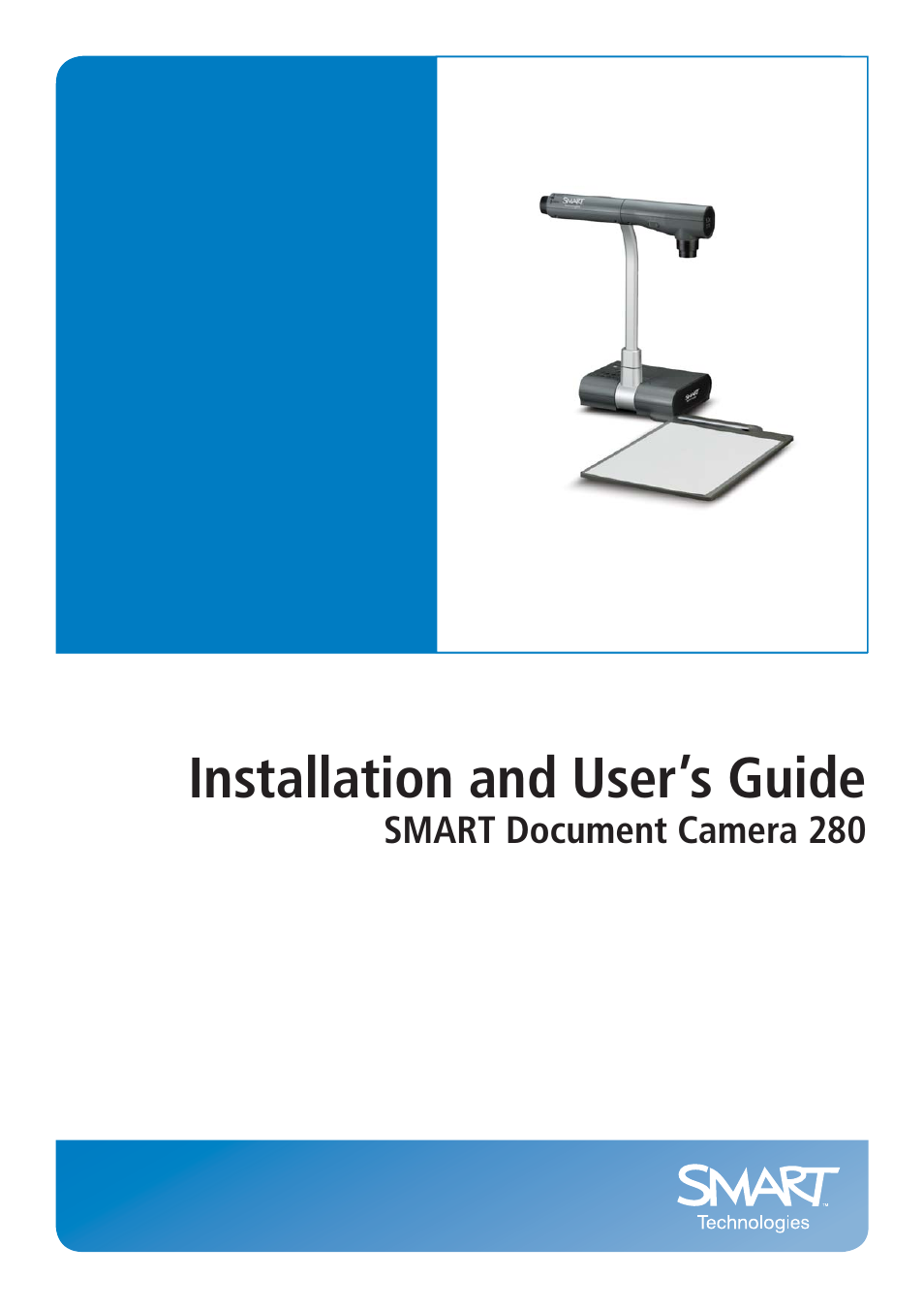 Smart Technologies SMART Document Camera 280 User Manual | 40 pages