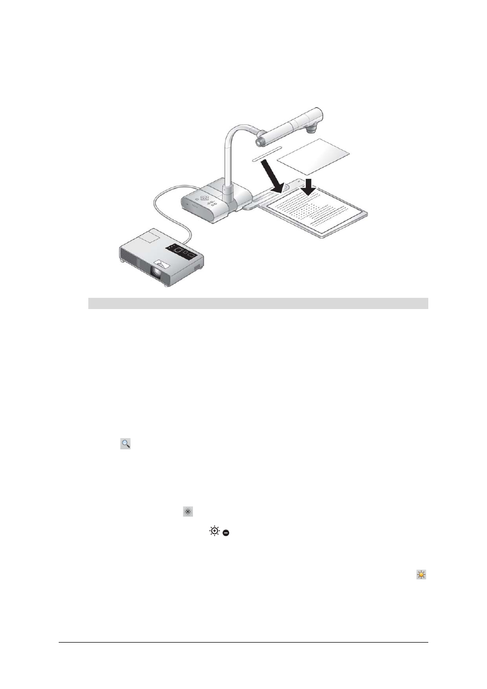 Displaying printed materials using the stage | Smart Technologies SMART Document Camera 280 User Manual | Page 23 / 40